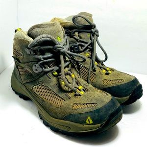 Vasque Breeze 2.0 Gray Leather Hiking Trail Outdoor Youth Boot 7213 Size 4M